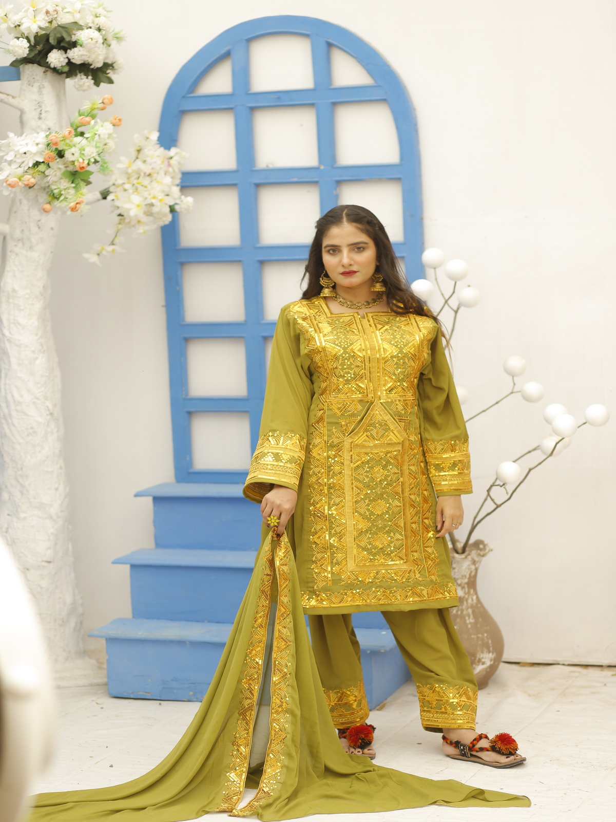chakmak balochi dress zarnisha